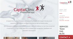 Desktop Screenshot of capitalclinicphysio.com.au